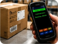 Conferência de recebimento de mercadorias com coletor Zebra e ScanTE