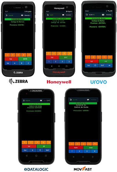 scante - compativel com os principais fabricantes android